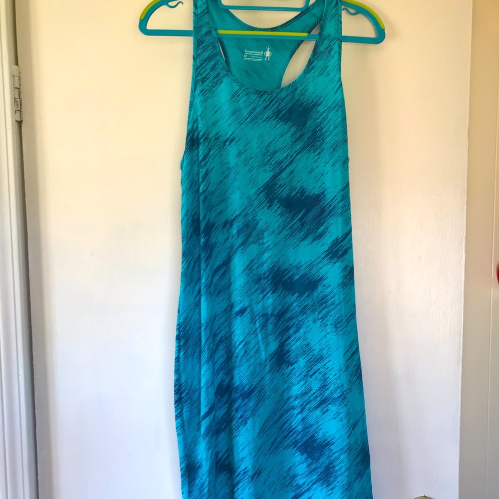 Smart wool racer back dress